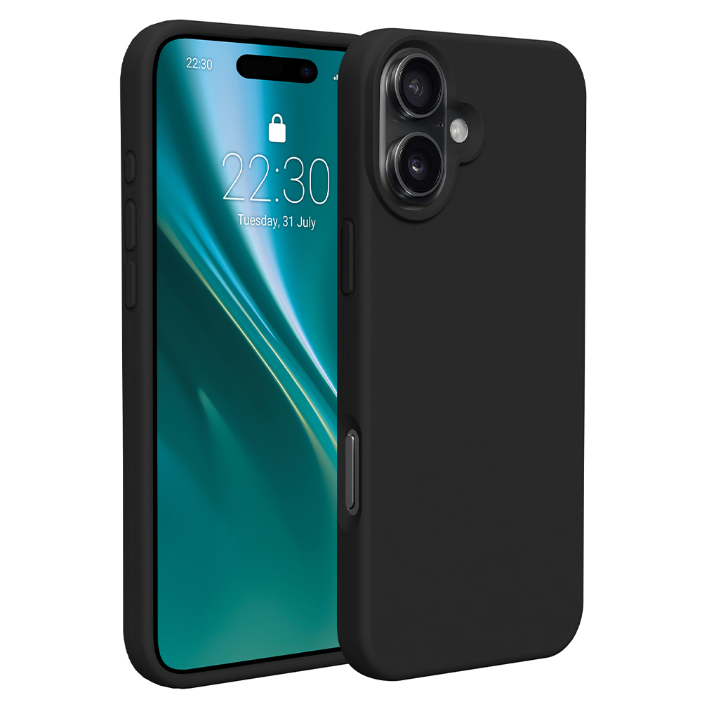 Etteri Silikona korpuss iPhone 16 Plus 6,7" melns