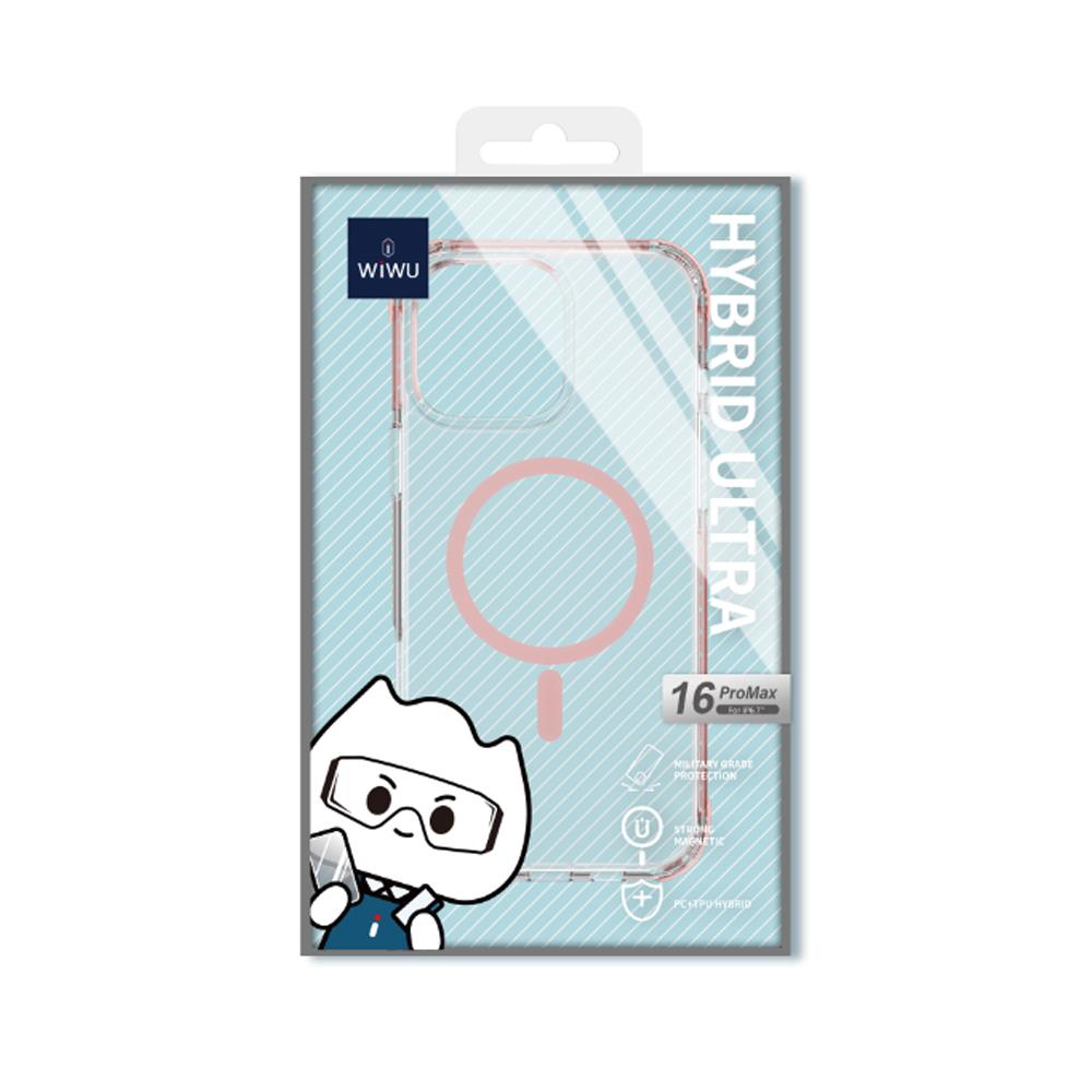 WIWU Hybrid Ultra korpuss iPhone 16 6,1" rozā HCC-203