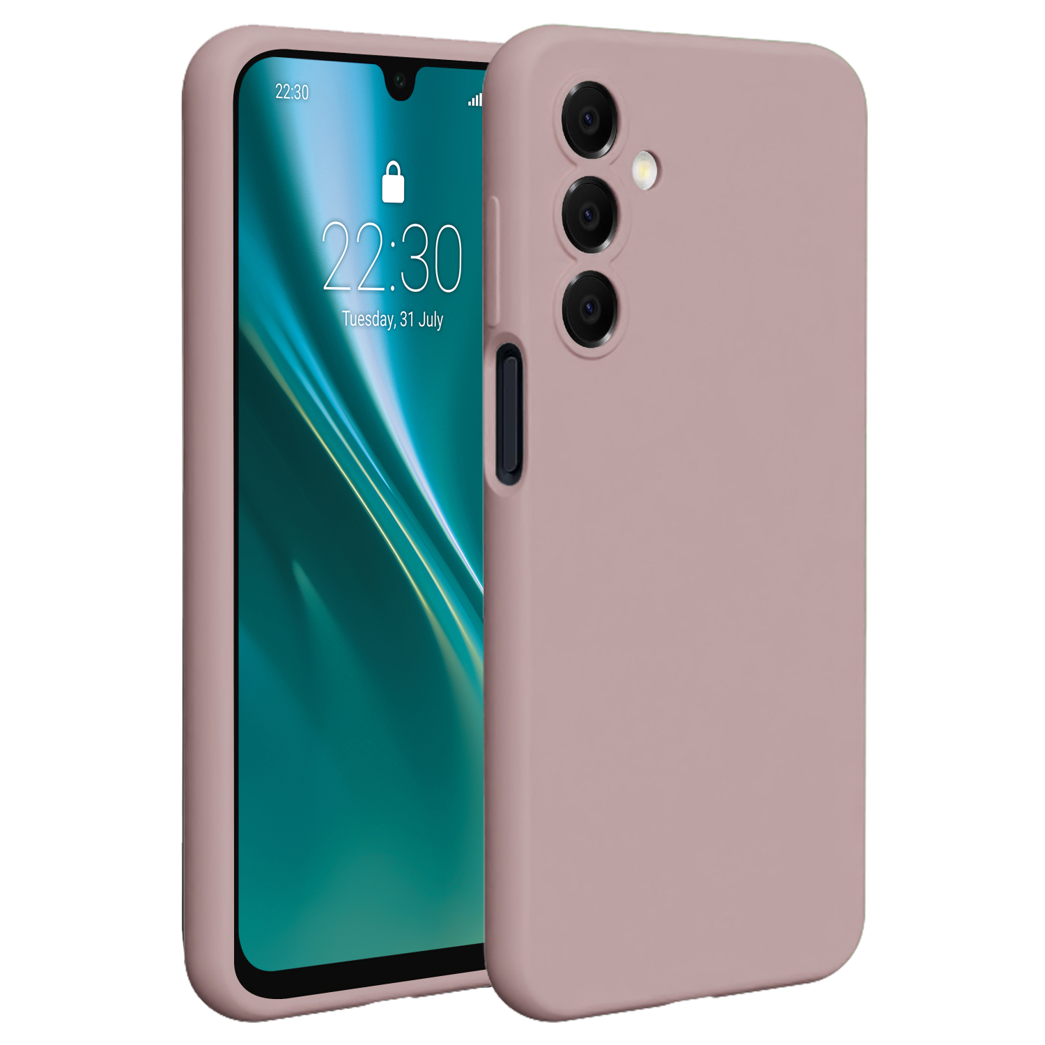 Etteri Silikona maciņš for Samsung Galaxy A17 5G gaiši rozā