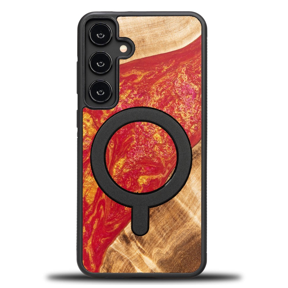 Bewood Unique maciņš for Samsung Galaxy S24 Plus Neons Paris with MagSafe