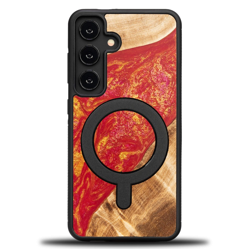 Bewood Unique maciņš for Samsung Galaxy A55 5G Neons Paris with MagSafe