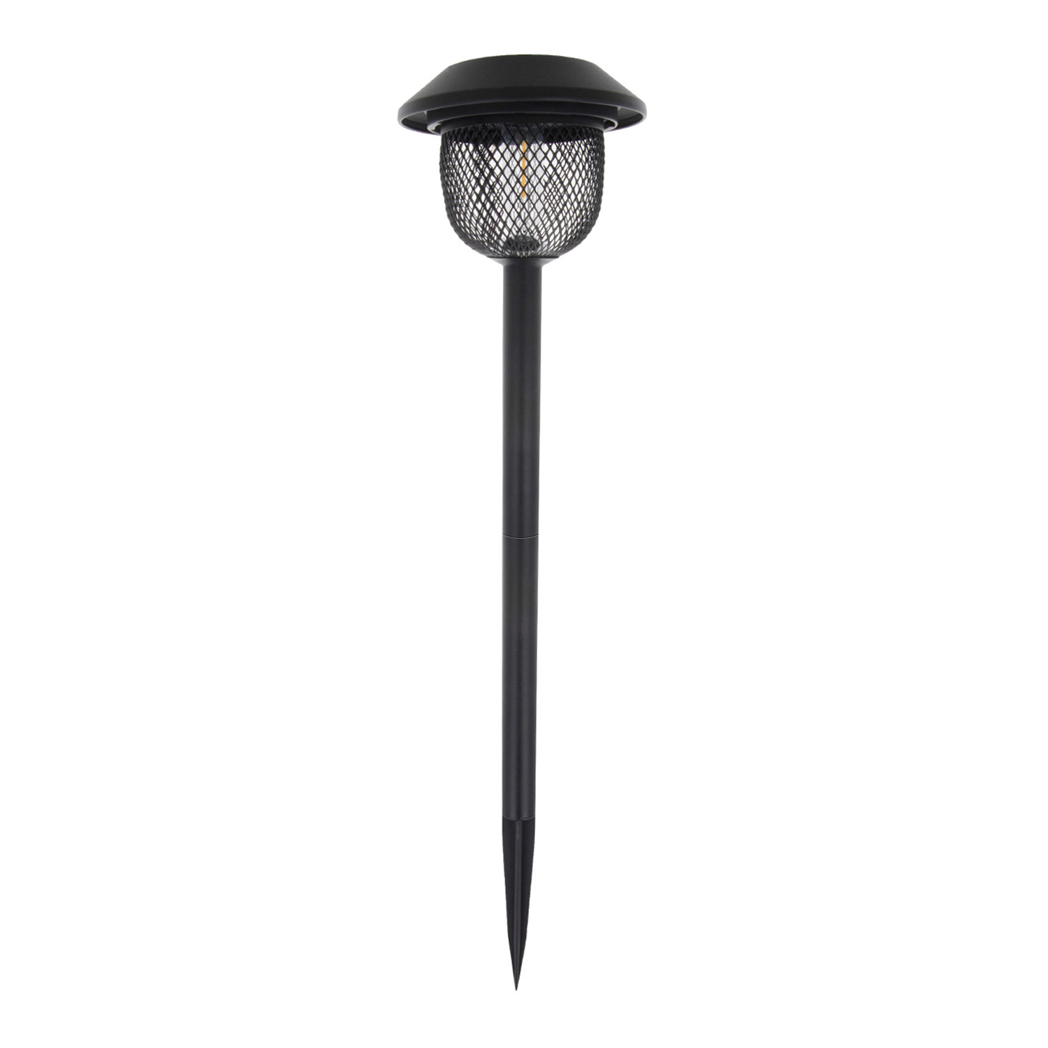 Forever Light Solar LED Lampa Steel Post SUNARI FLS-30 melns