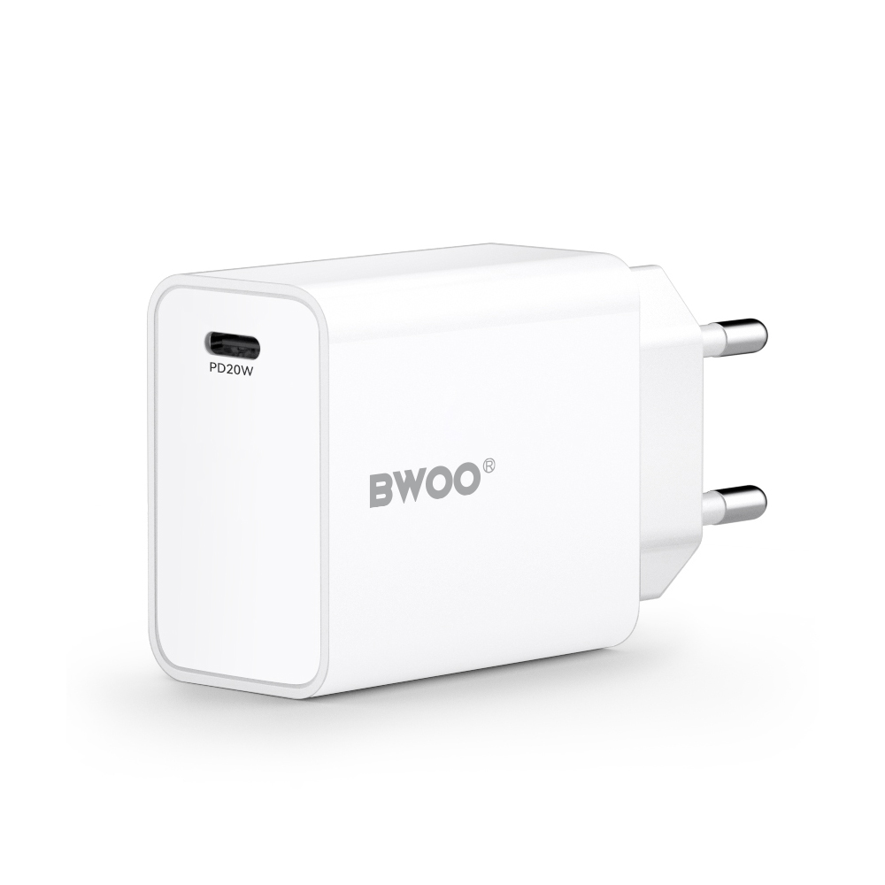 BWOO wall lādētājs 20W CDA226 QC 1x USB-C melns