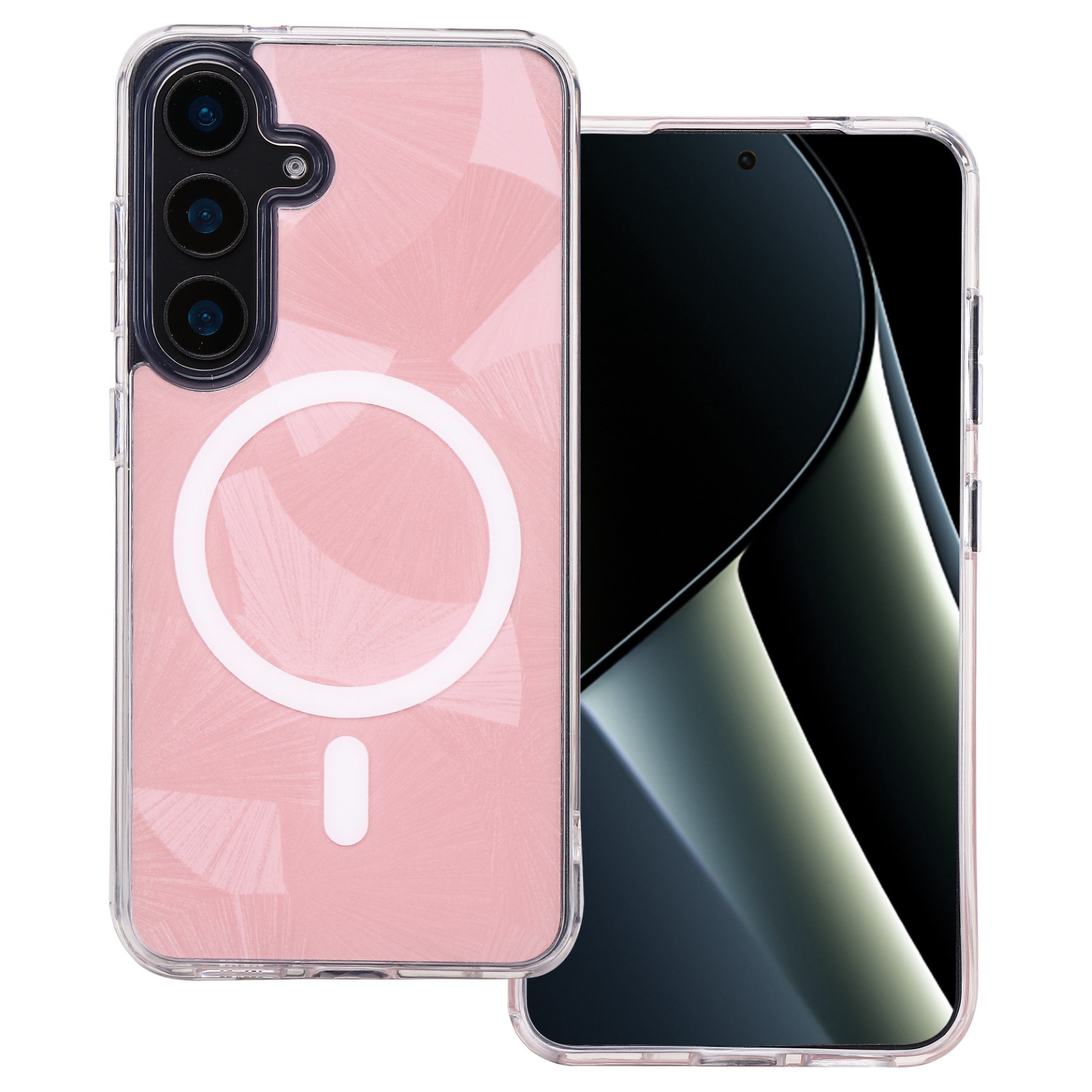 Flash Mag maciņš for Samsung Galaxy S24 / S25 rozā