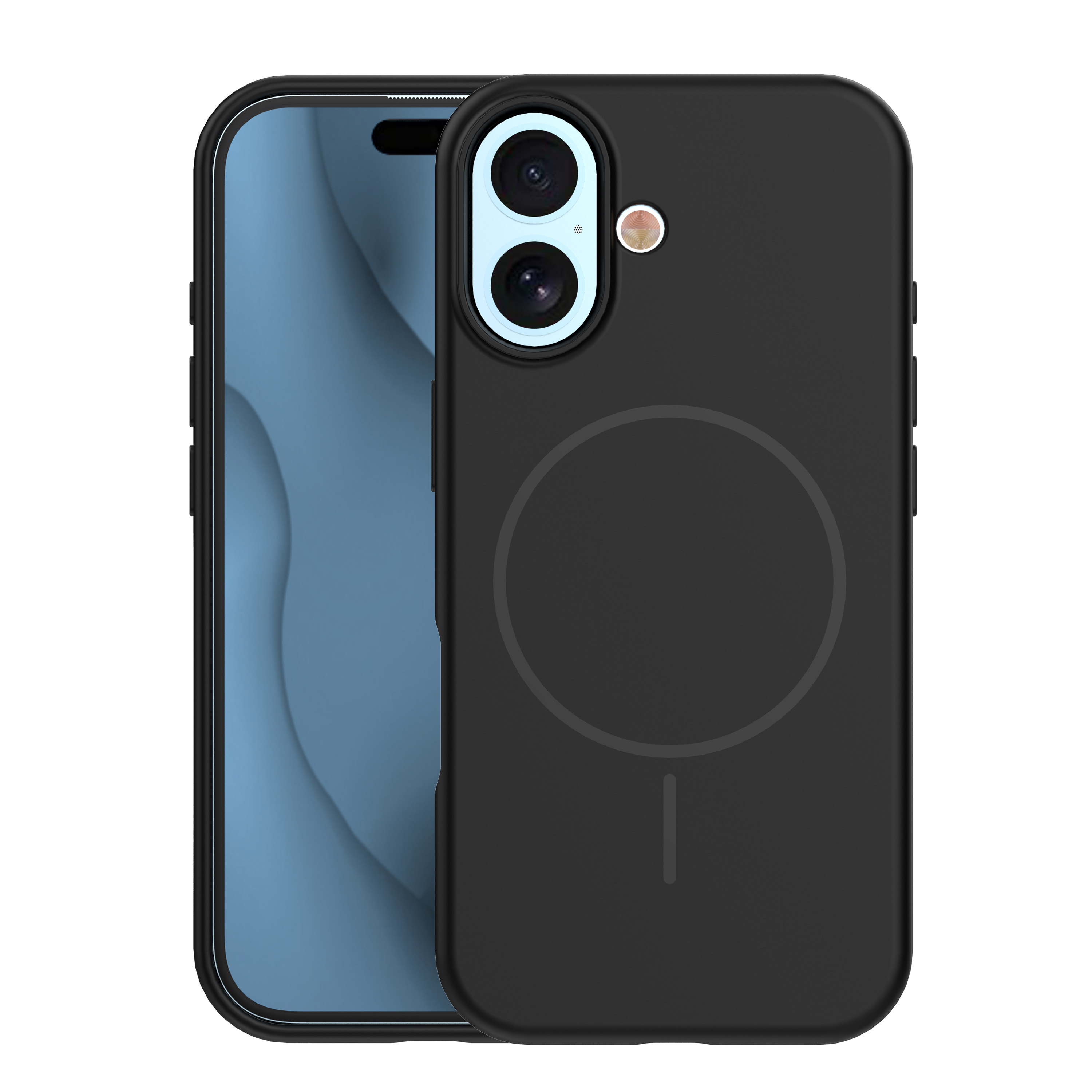 Silikona Thin Mag maciņš for iPhone 17 6,3" melns