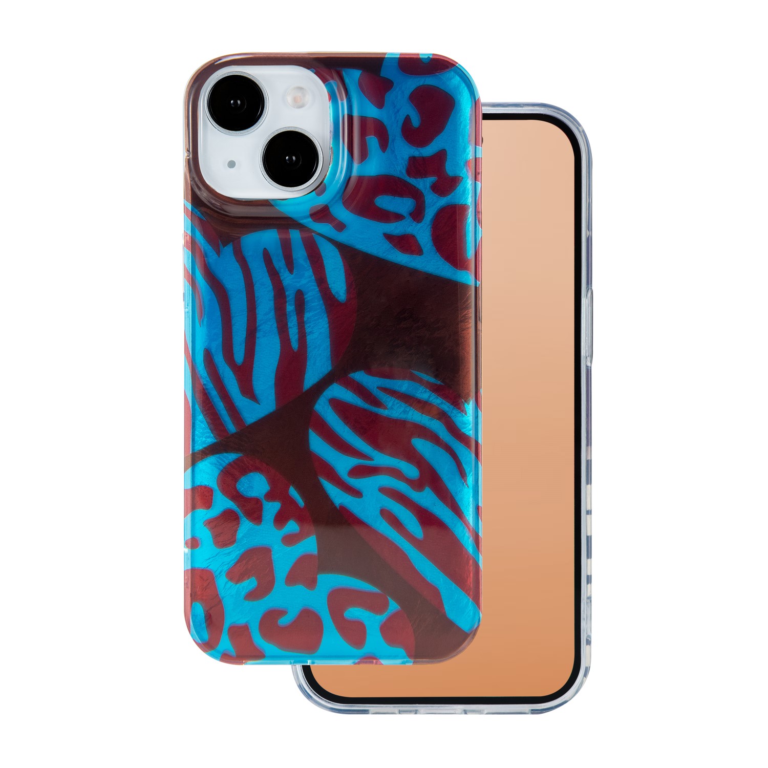 Animal Print maciņš for iPhone 14 6,1" Chameleon