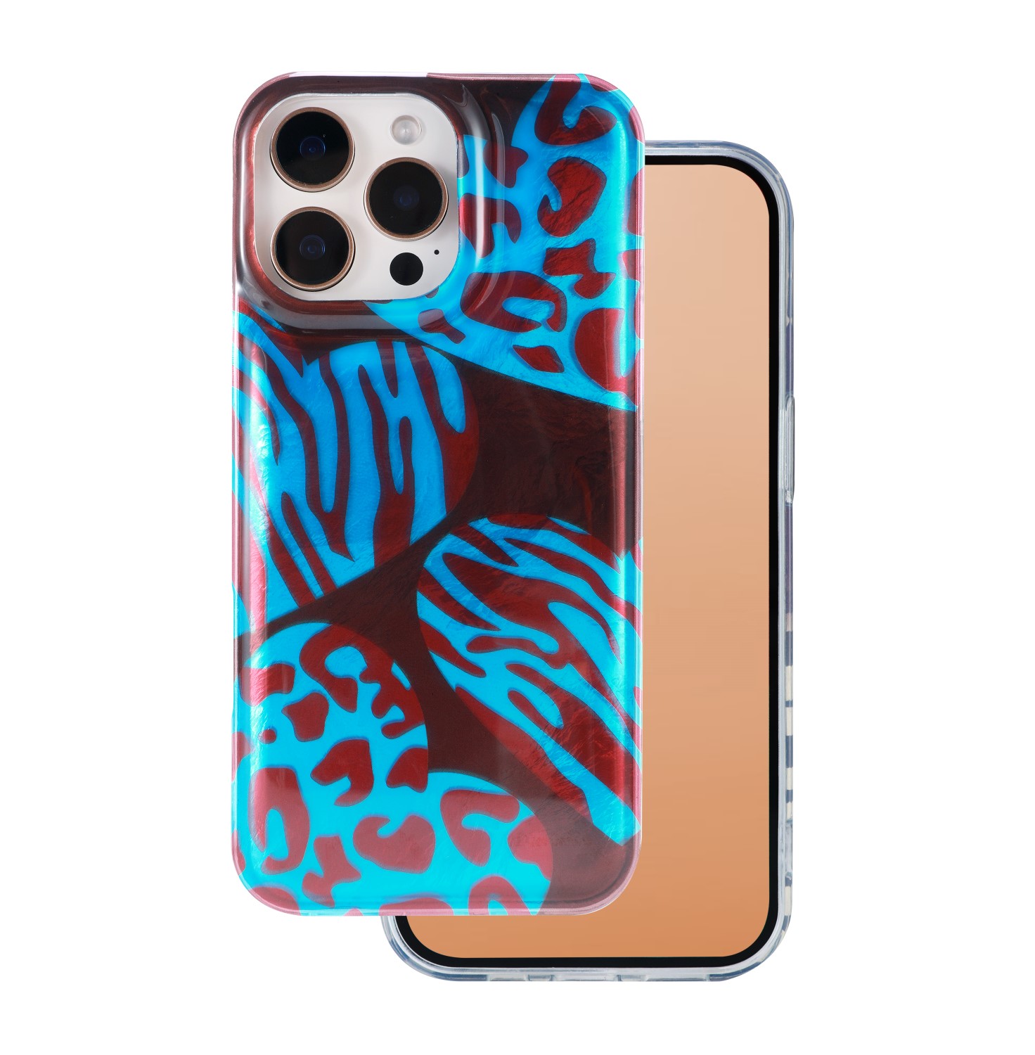 Animal Print maciņš for iPhone 16 Pro 6,3" Chameleon