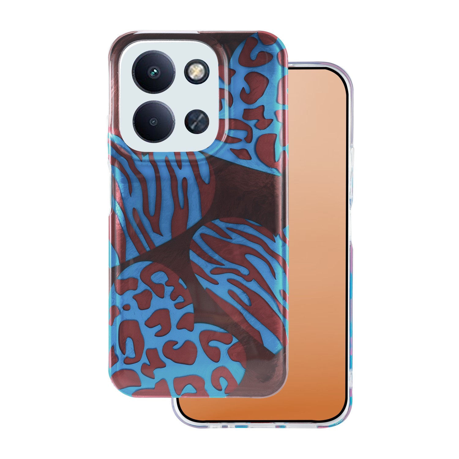 Animal Print maciņš for Xiaomi Redmi 15C 4G EU / 15C 5G EU (173.16 x 81.06 x 8.2 mm) Chameleon
