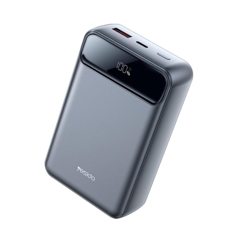 YESIDO POWERBANK YP50 20000mAh 22,5W USB-A+USB-C + 15W MAGSAFE, LED, GREY