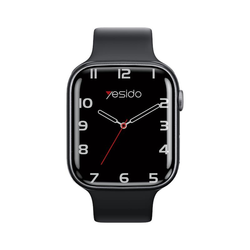 YESIDO IO23 SMARTWATCH BT5.0+ NFC 200mAh IPX4 ( WITH 2 STRAPS) melns