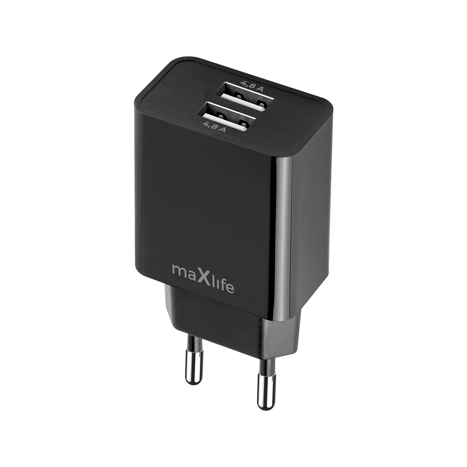 Maxlife MXTC-12 lādētājs 1x USB-A 4,8A melns