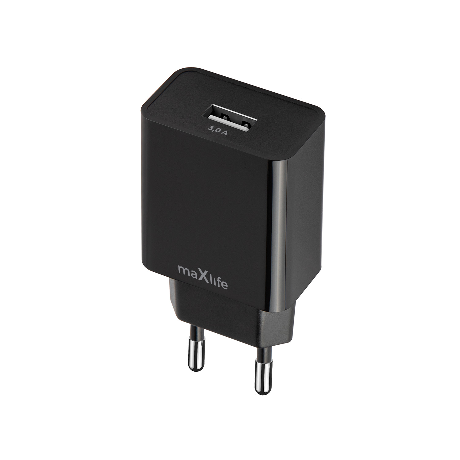 Maxlife MXTC-11 lādētājs 1x USB-A 3A melns