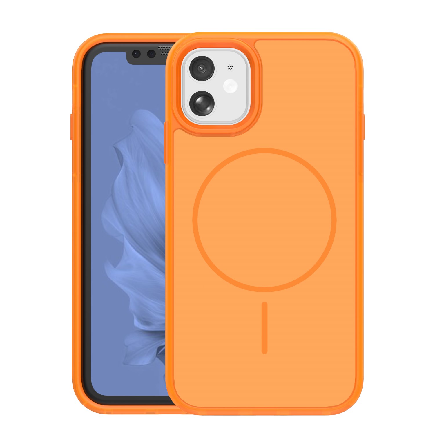 Frame Thin Mag maciņš for iPhone 11 oranžs