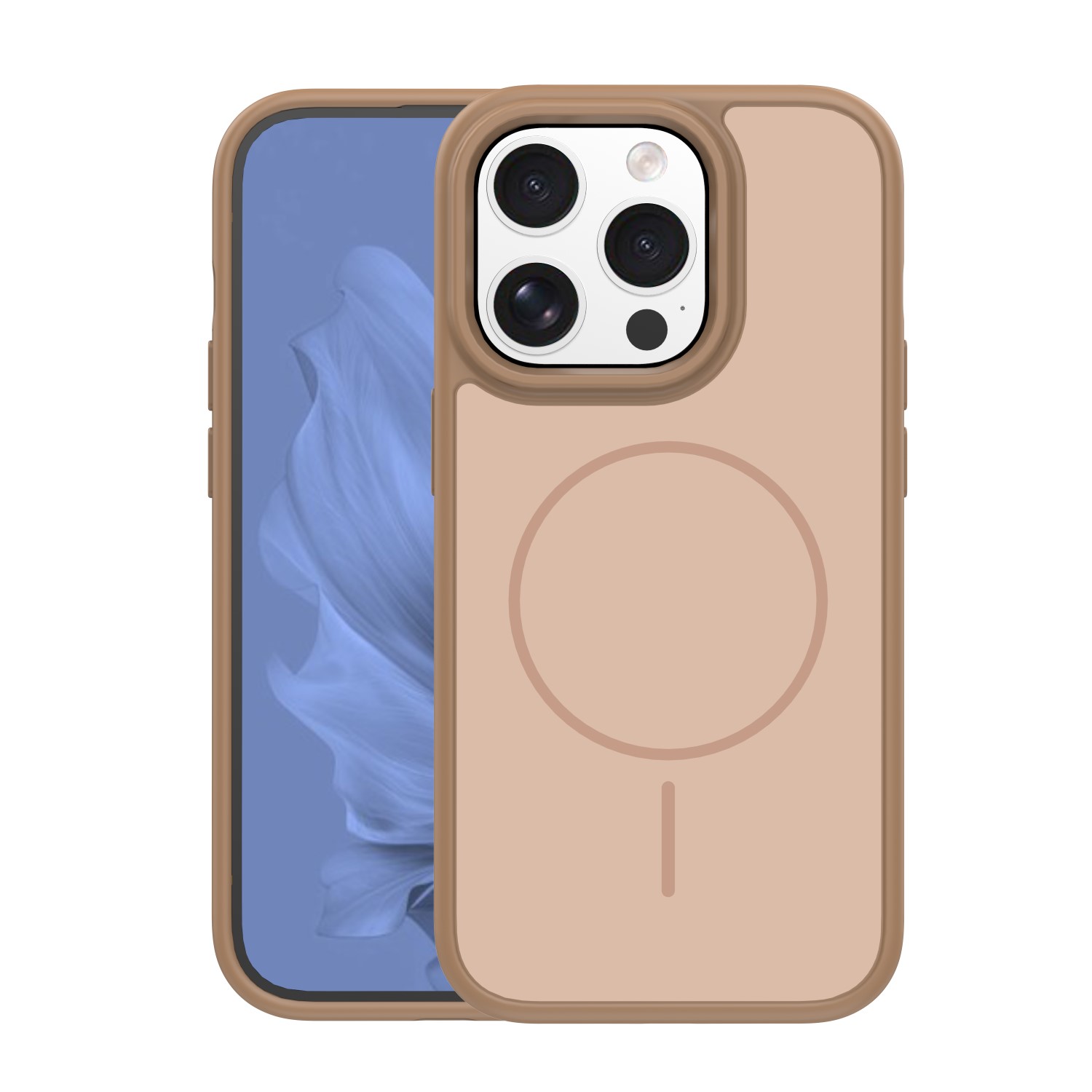 Frame Thin Mag maciņš for iPhone 14 Pro 6,1" brūns