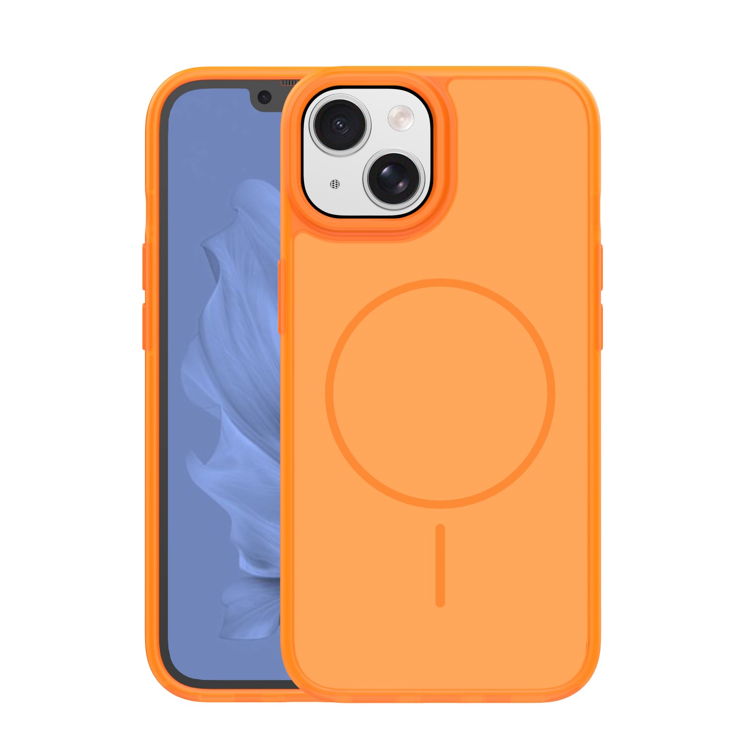 Frame Thin Mag maciņš for iPhone 15 6,1" oranžs