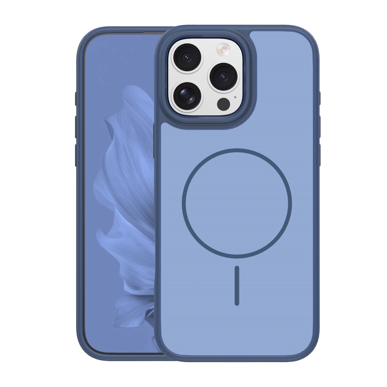 Frame Thin Mag maciņš for iPhone 16 Pro Max 6,9" tumši zils