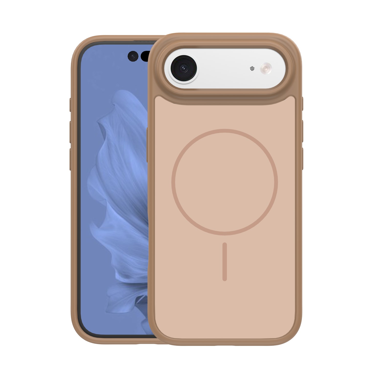 Frame Thin Mag maciņš for iPhone 17 Air 6,6" brūns