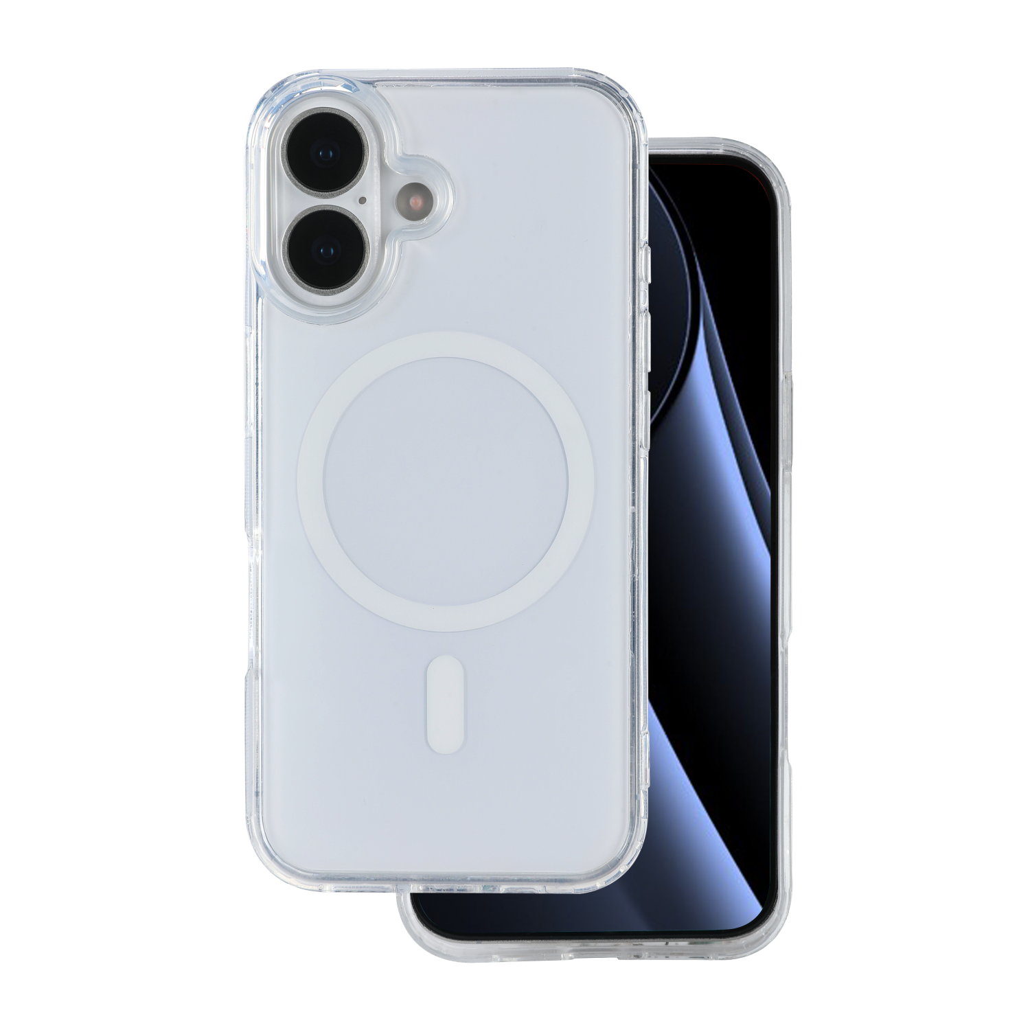 Lowkey Mag for iPhone 16 6,1" balts