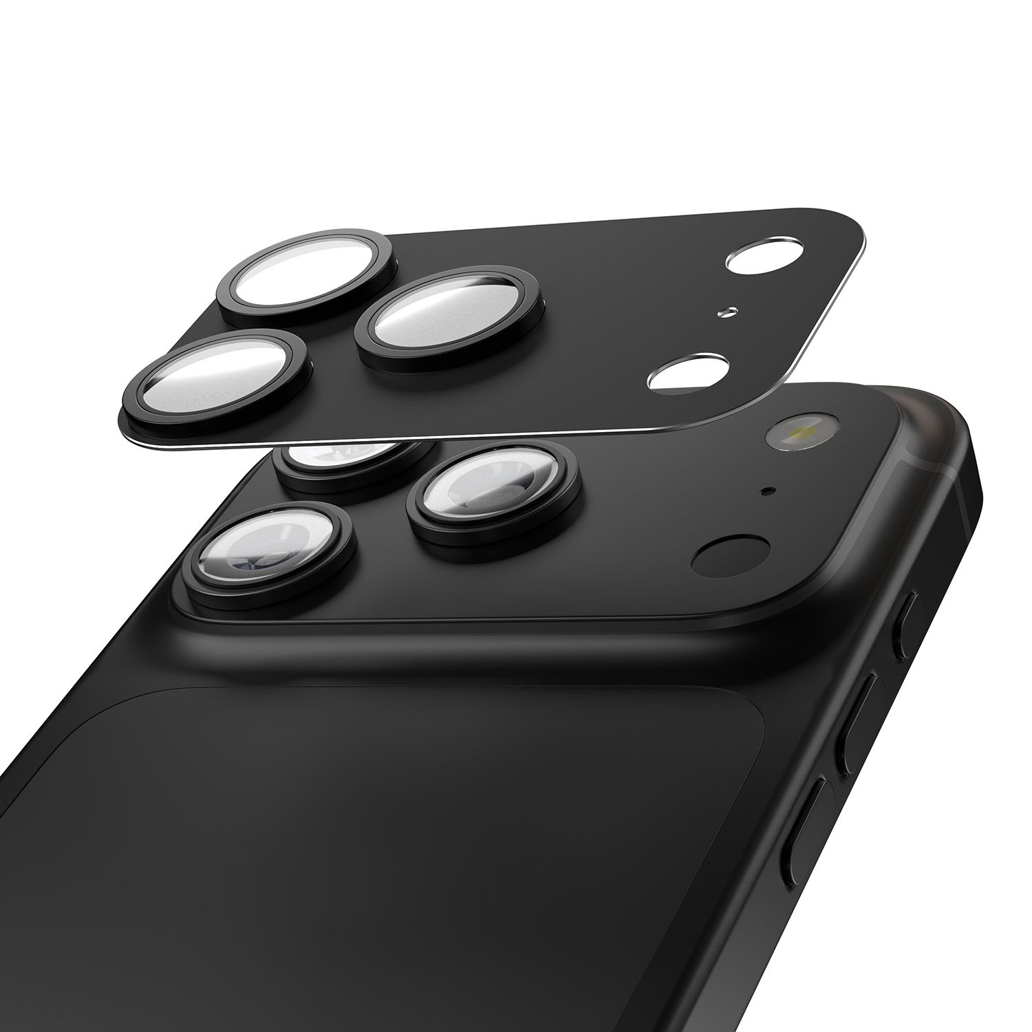 Etteri full camera lens guard for iPhone 17 Pro melns