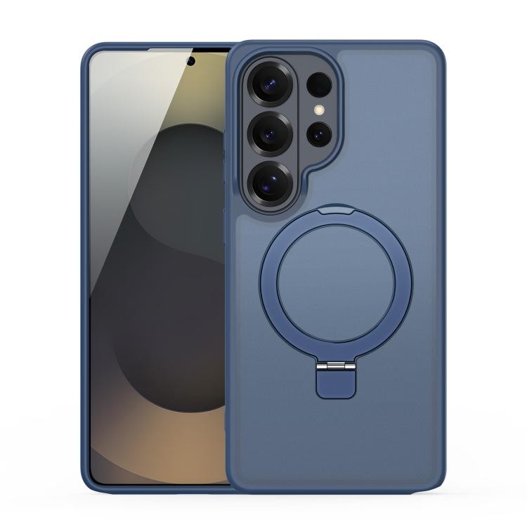 Futrālis Dux Ducis Yind Magnetic Stand Samsung S948 S26 Ultra tumši zils