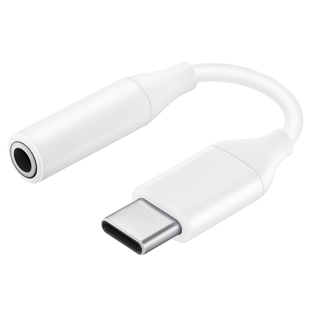 Samsung Headphone Adapteris 3.5mm Mini Jack (Female) - USB Type C (Male) balts (EE-UC10JUWEGWW)