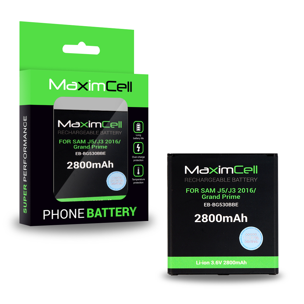 Maximcell Baterija for Samsung J500/J320 Galaxy J5/J3 2016/Grand Prime (EB-BG530BBE) 2800mAh Li-ion