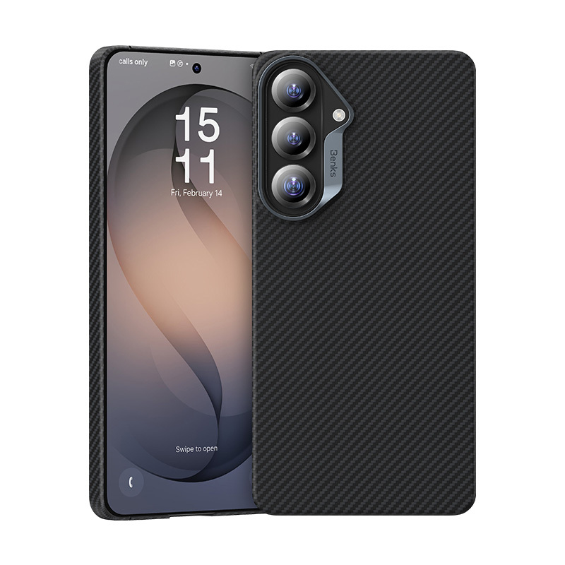 Benks Magnetic Armor Air Kevlar Maciņš Metal Frame 600D (J049) for Samsung Galaxy S26 Plus melns