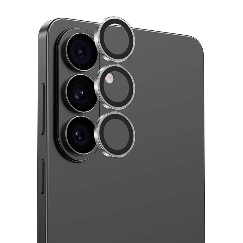 Benks rūdīta stikla stikls Warrior Lens Protector kameras aizsargstikls Samsung Galaxy S26/S26 Plus (3 gab.) caurspīdīgs