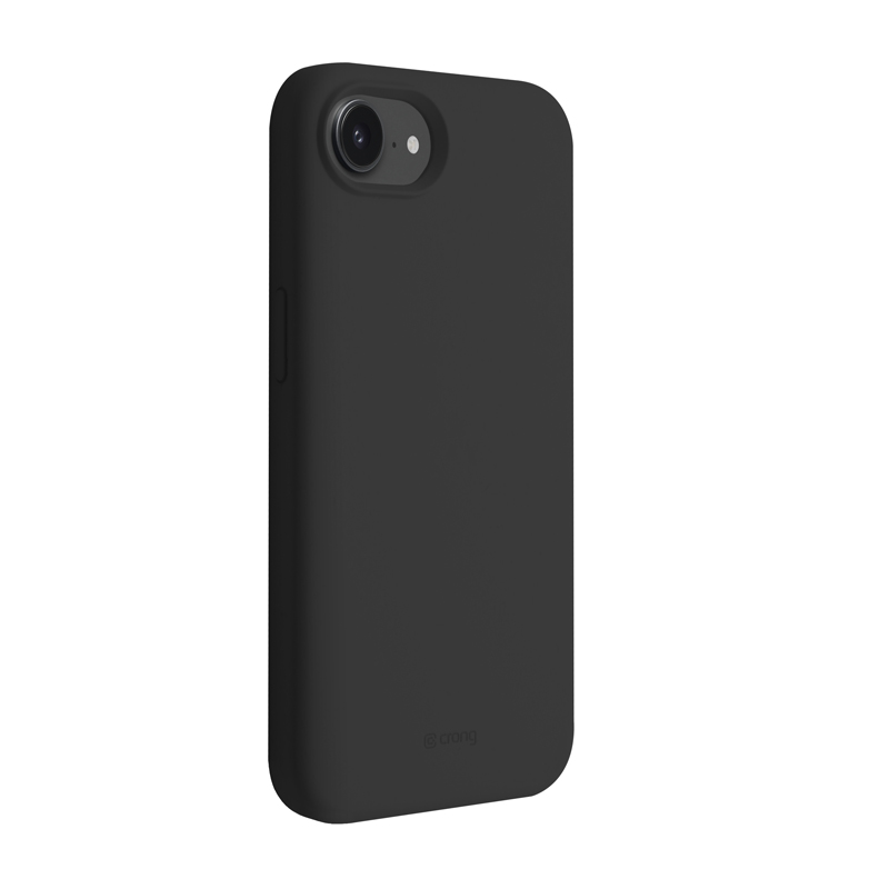 Crong Color Cover Magnetic - iPhone 17e / 16e MagSafe maciņš (melns)