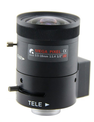 Lens HD 1/2" 3.5-18mm 03518DC