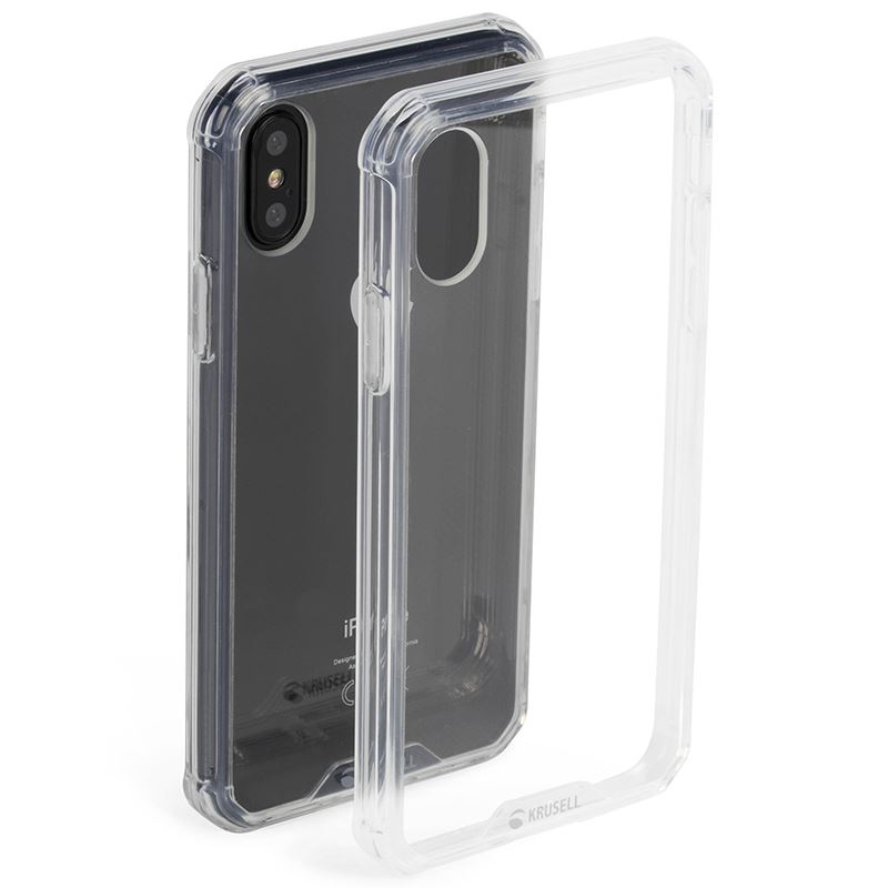 Krusell Kivik Pro Cover - maciņš iPhone X (caurspīdīgs)