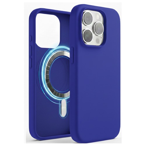 Maciņš "TM MagSafe Silicone" iPhone 16 Pro / Ultramarin /