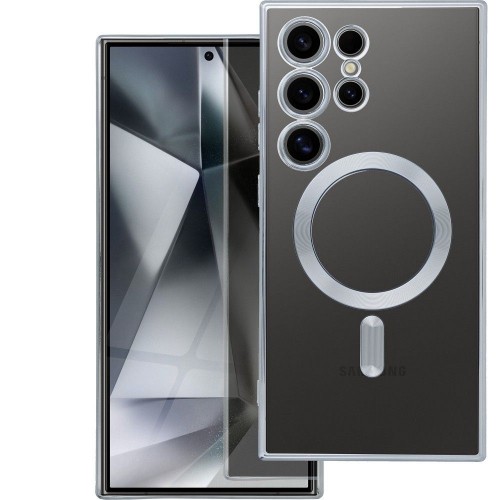 Telefona maciņš "Electro Mag Cover" Samsung S931 S25 sudrabs