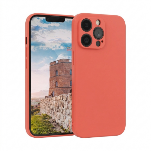 Maciņš "Liquid Silicone" Samsung S942 S26 persiku krāsas