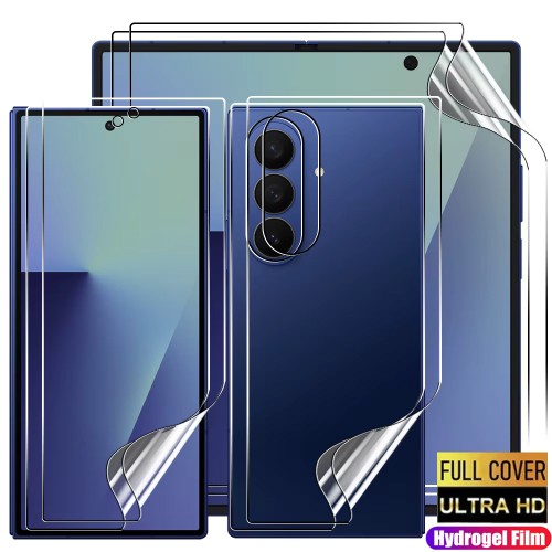 Ekrāna aizsargs "Flexible Clear HD" komplekts 3in1 priekš Samsung F946 Z Fold5 (Bulk)
