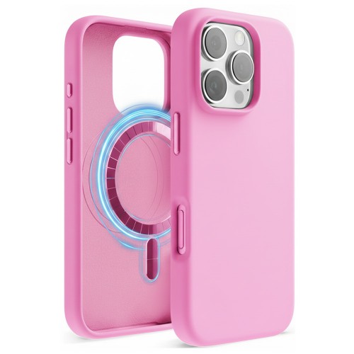 Maciņš "TM MagSafe Silicone" iPhone 16 Pro Max / Peoniju /