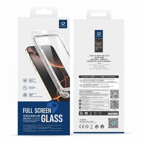 Ekrāna aizsargs Dux Ducis "TG Quick-Fit" Apple iPhone 16 Pro (Blister)