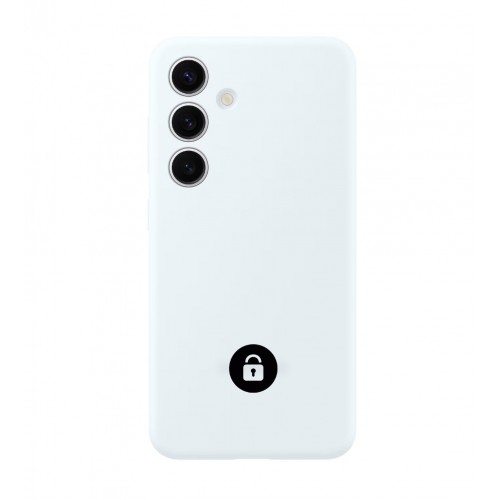 Phone Maciņš "Silicone Maciņš" priekš Samsung G990 S21 FE / Balts / in package