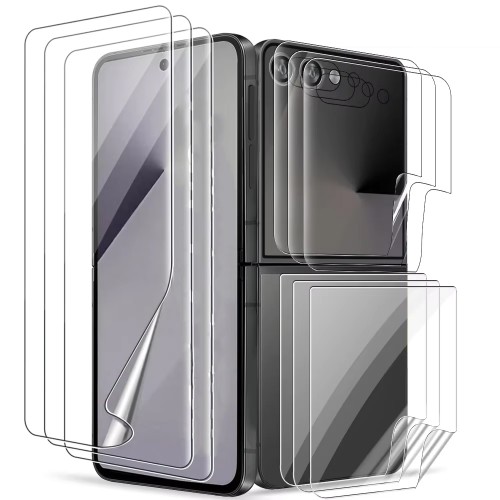 Ekrāna aizsargs "Flexible Clear HD" komplekts 2in1 priekš Samsung F731 Z Flip5 (Bulk)