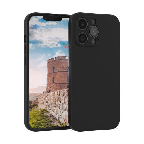 Maciņš "Liquid Silicone" Xiaomi 14T melns