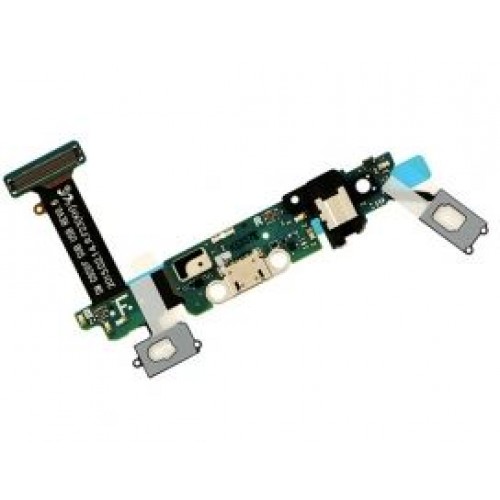 Charging Port Saderīgs ar Samsung G920 S6 Ar Flex / Plata OEM