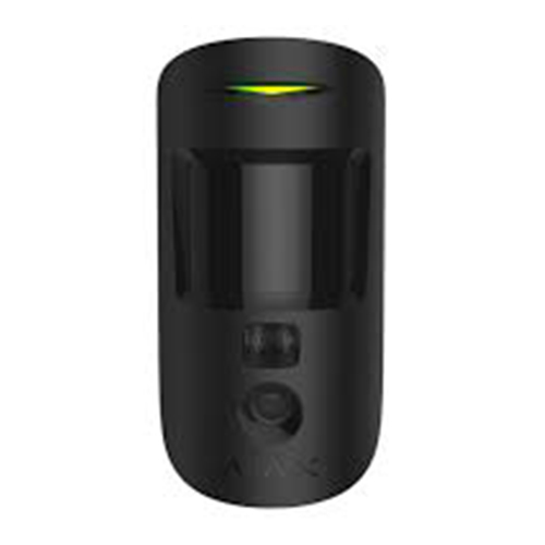Ajax Motion detector ar a photo camera MotionCam (melns)