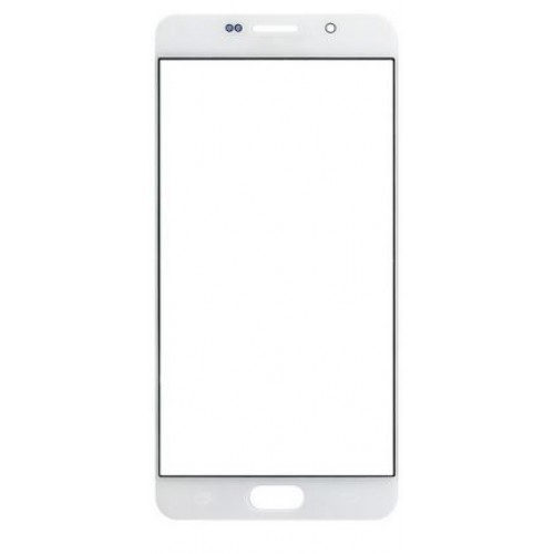 Outer Screen Glass Saderīgs ar Samsung A710 A7 2016 Balts HQ