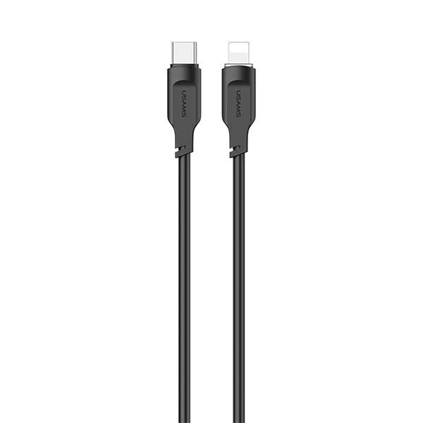 USAMS auto lādētājs 1XUSB-C 2XUSB-A 125W ātrā uzlāde CC158CC01 (US-CC158) caurspīdīgs melns