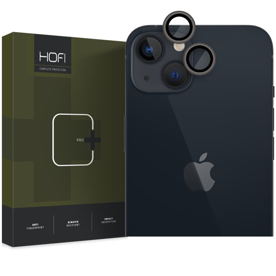 Kameras aizsargs HOFI CAMRING PRO+ IPHONE 14 / 14 PLUS / 15 / 15 PLUS MELNS