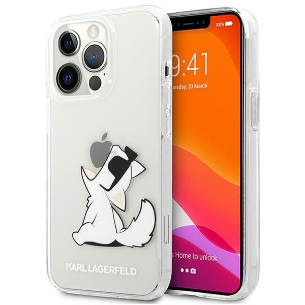 KARL LAGERFELD KLHCP14XCFNRC IPHONE 14 PRO MAX 6.7 "HARDCASE caurspīdīgs/caurspīdīgs CHOUPETTE FUN