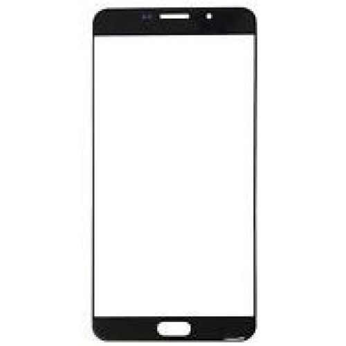 Outer Screen Glass Saderīgs ar Samsung A900 A9 Melns HQ