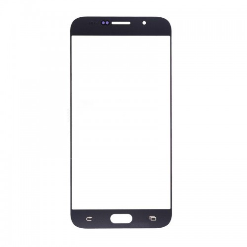 Outer Screen Glass Saderīgs ar Samsung A800 A8 Melns HQ