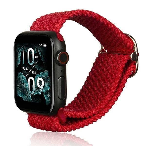 Beline Siksniņa Apple Watch Textile 42/44/45/49mm sarkans