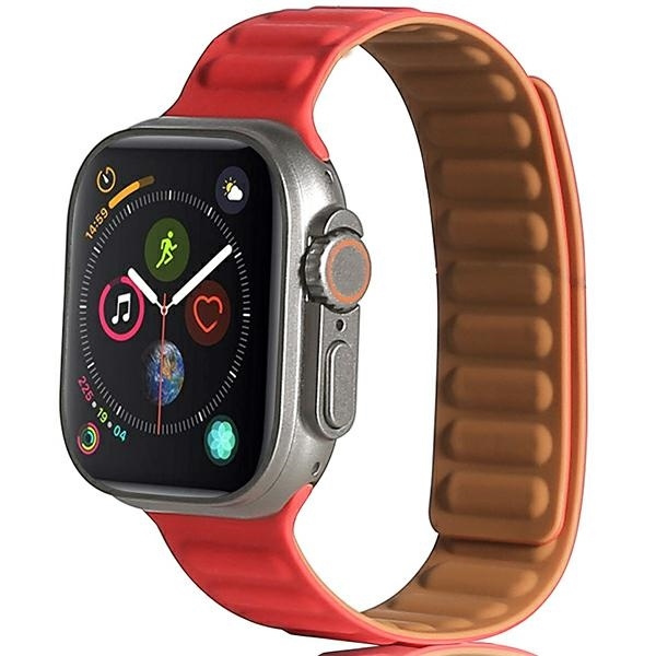 Beline Siksniņa Apple Watch Magnetic 38/40/41mm sarkans